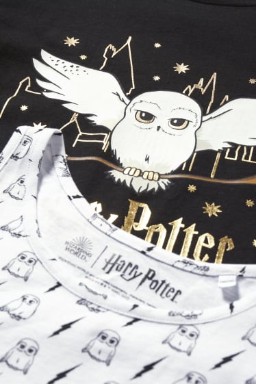 Copii - Harry Potter - set - tricou cu mânecă scurtă și top - 2 piese - negru