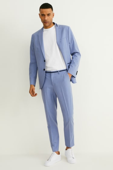 Uomo - Pantaloni coordinabili - slim fit - Flex - LYCRA® - blu