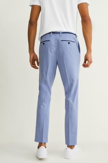 Pánské - Oblekové kalhoty - slim fit - Flex - LYCRA® - modrá