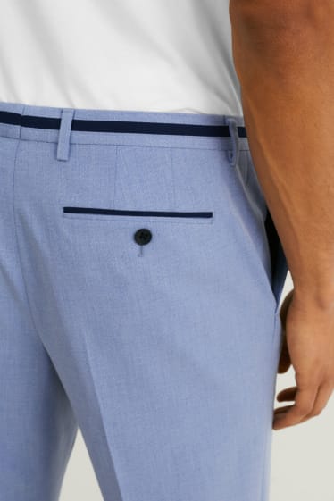 Hommes - Pantalon de costume - coupe slim - Flex - LYCRA® - bleu