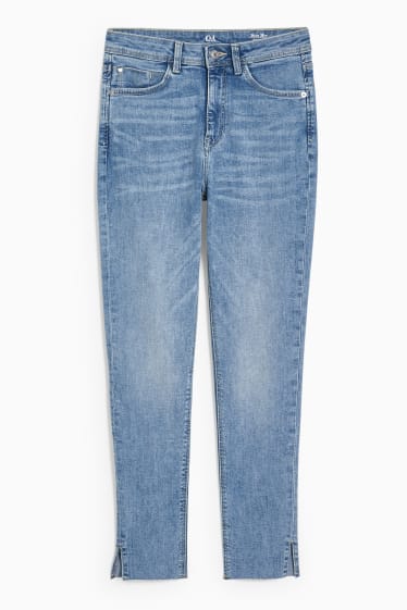 Dámské - Skinny jeans - high waist - LYCRA® - džíny - světle modré