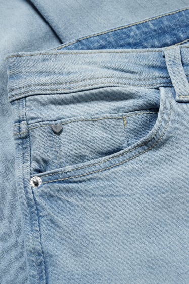 Femmes - Jean skinny - high waist - jean bleu clair