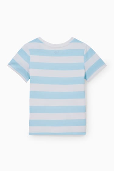 Children - Short sleeve T-shirt - white / light blue