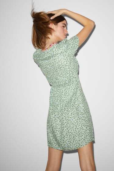 Teens & young adults - CLOCKHOUSE - dress - floral - light green