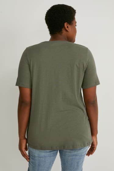 Mujer - Camiseta - verde oscuro