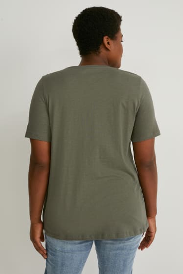 Women - T-shirt - dark green
