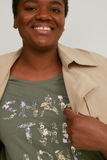 Women - T-shirt - dark green