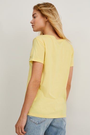 Femmes - T-shirt - jaune clair