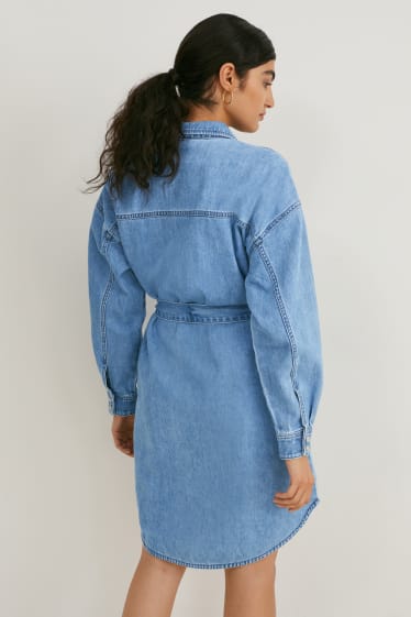 Donna - Vestito di jeans - jeans azzurro