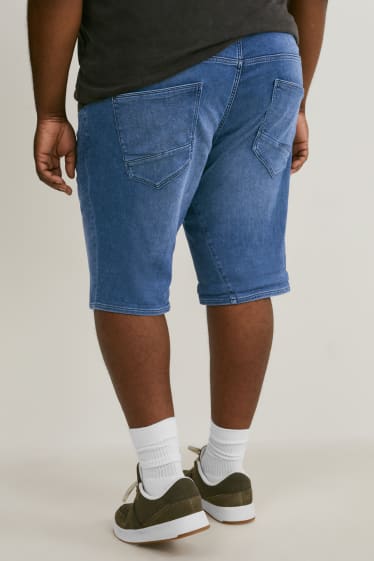 Men - Denim shorts - Flex jog denim - LYCRA® - denim-blue
