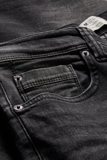 Men - MUSTANG - slim jeans - Washington - denim-dark gray