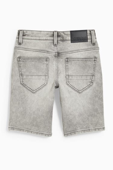 Kinder - Jeans-Shorts - Jog Denim - grau-melange