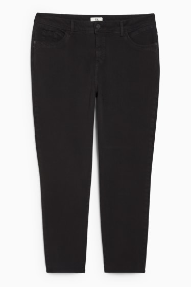 Mujer - Slim jeans - 4 Way Stretch - vaqueros - gris oscuro