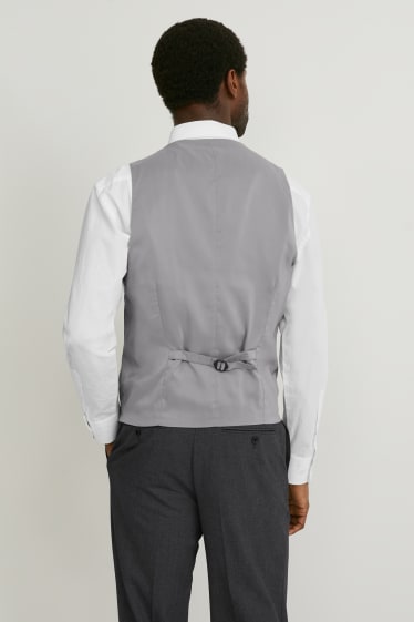 Hommes - Veste de costume - regular fit - Flex  - LYCRA® - gris foncé