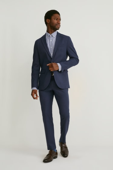 Men - Mix-and-match tailored jacket - slim fit - Flex - LYCRA® - dark blue-melange