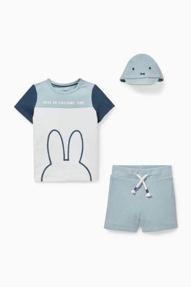Babies - Miffy - baby outfit - 3 piece - light turquoise