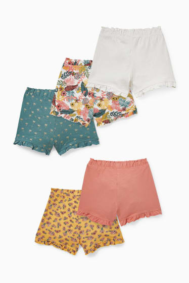 Children - Multipack of 5 - shorts - terracotta
