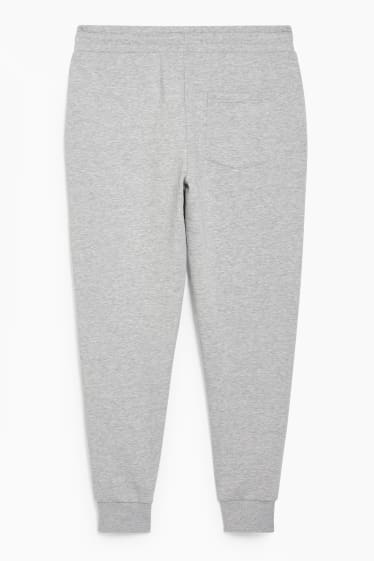 Hommes - Pantalon de jogging - gris clair chiné