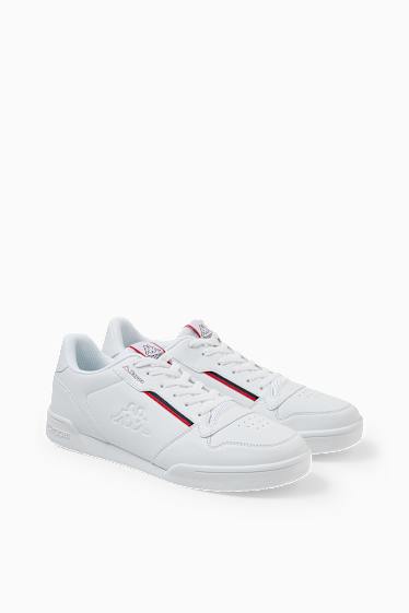 Men - Kappa - trainers - faux leather - white