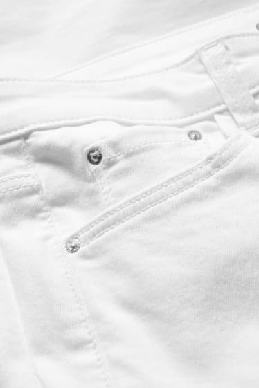 Donna - Skinny jeans - vita alta - LYCRA® - bianco