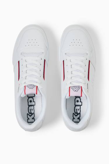 Men - Kappa - trainers - faux leather - white