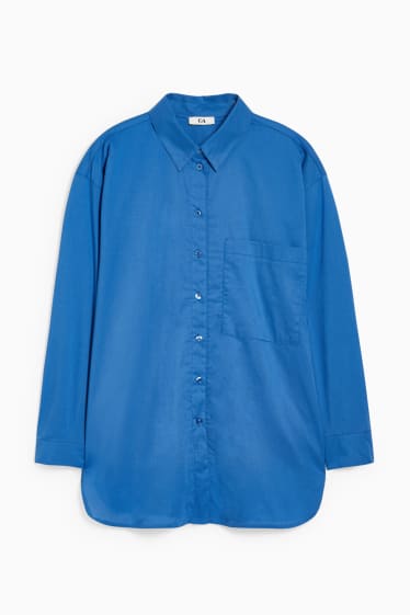 Damen - Bluse - blau