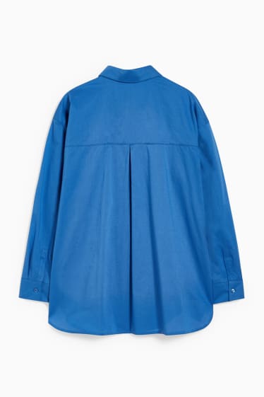 Dames - blouse - blauw
