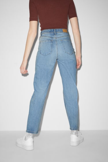 Damen - CLOCKHOUSE - Mom Jeans - High Waist - helljeansblau