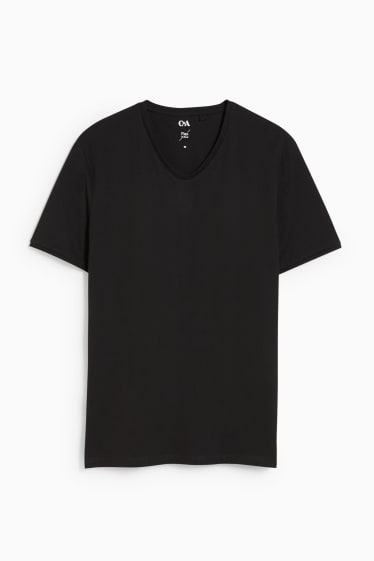 Men - T-Shirt - Flex  - LYCRA® - black