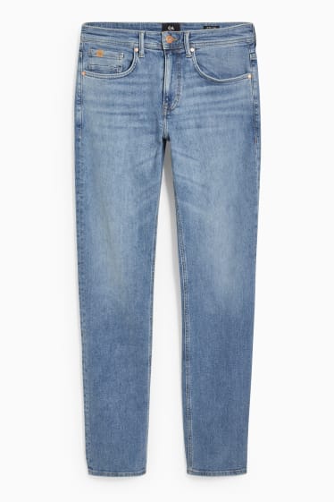 Hommes - Jean slim - avec fibres de chanvre - LYCRA® - jean bleu