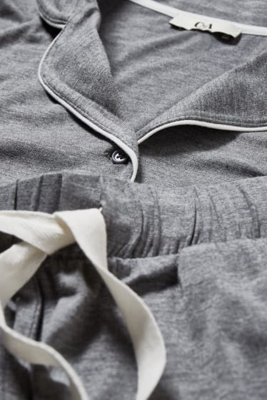 Women - Short pyjamas - gray-melange