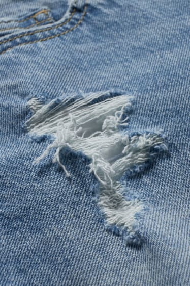 Damen - CLOCKHOUSE - Jeans-Shorts - High Waist - LYCRA® - helljeansblau