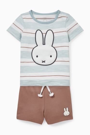 Babys - Miffy - Baby-Outfit - 2 teilig - mintgrün
