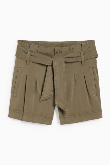 Women - Maternity shorts - dark green