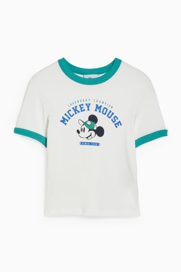 Tieners & jongvolwassenen - CLOCKHOUSE - T-shirt - Mickey Mouse - wit