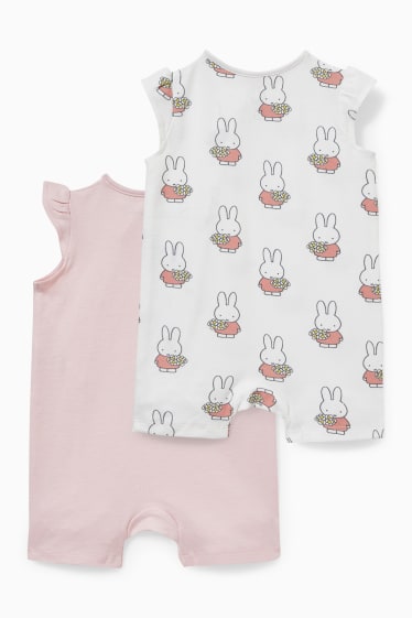 Neonati - Confezione da 2 - Miffy - pigiama per neonate - rosa