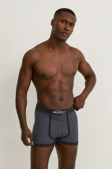 Uomo - Confezione da 3 - boxer aderenti - senza cuciture - LYCRA® - nero