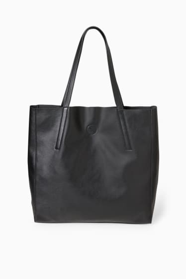 Teens & young adults - Shopper - faux leather - black
