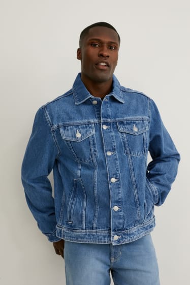 Uomo - Giacca di jeans - jeans blu