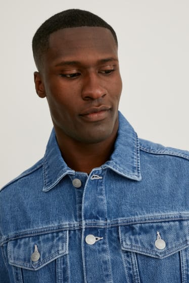 Herren - Jeansjacke - jeansblau