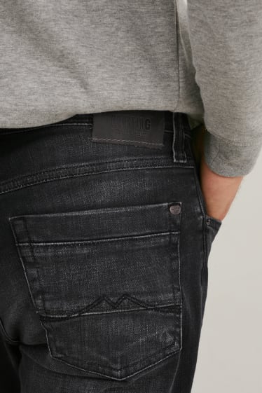 Men - MUSTANG - slim jeans - Washington - denim-dark gray