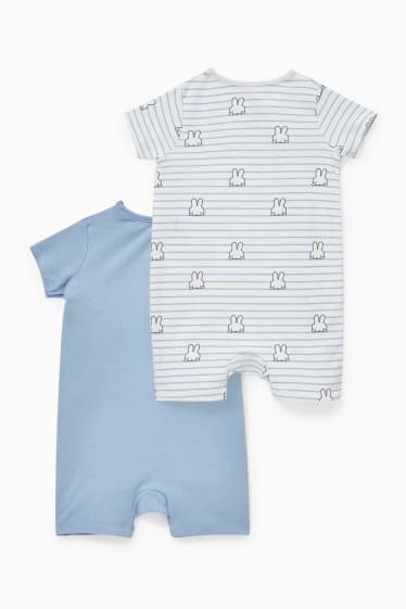 Babys - Set van 2 - Nijntje - babypyjama - blauw