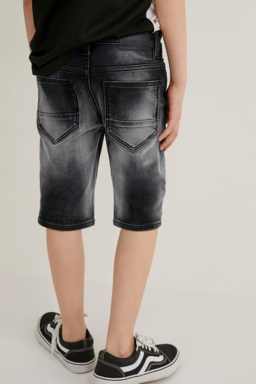 Enfants - Short en jean - jog denim - jean gris foncé