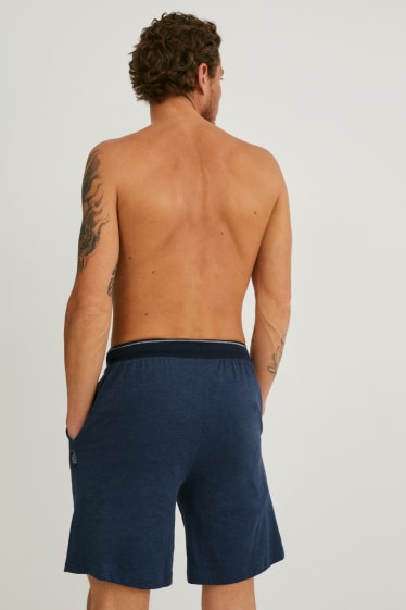 Hombre - Pantalón corto de pijama - azul oscuro