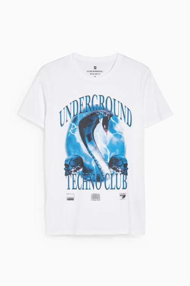 Uomo - CLOCKHOUSE - t-shirt - bianco