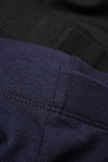 Donna - Confezione da 2 - leggings basic - blu scuro