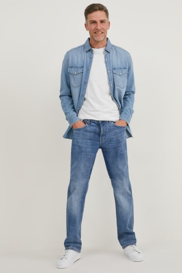 Men - Regular jeans - LYCRA® - denim-dark blue