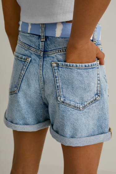 Enfants - Short en jean - jean bleu clair