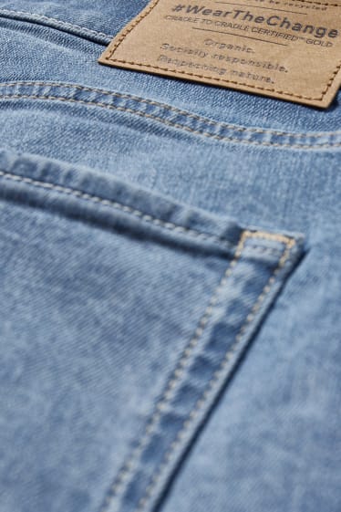 Men - Denim shorts - LYCRA® - blue denim