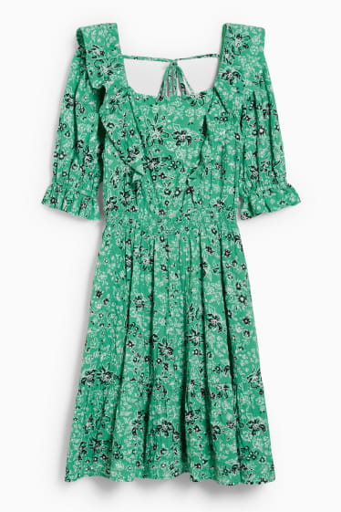 Women - Fit & flare dress - green